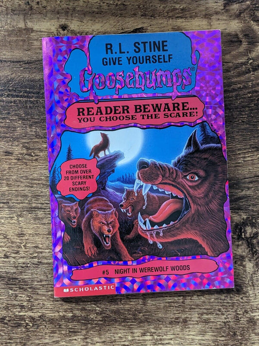 Night in Werewolf Woods (Give Yourself Goosebumps #5) by RL Stine - Asylum Books