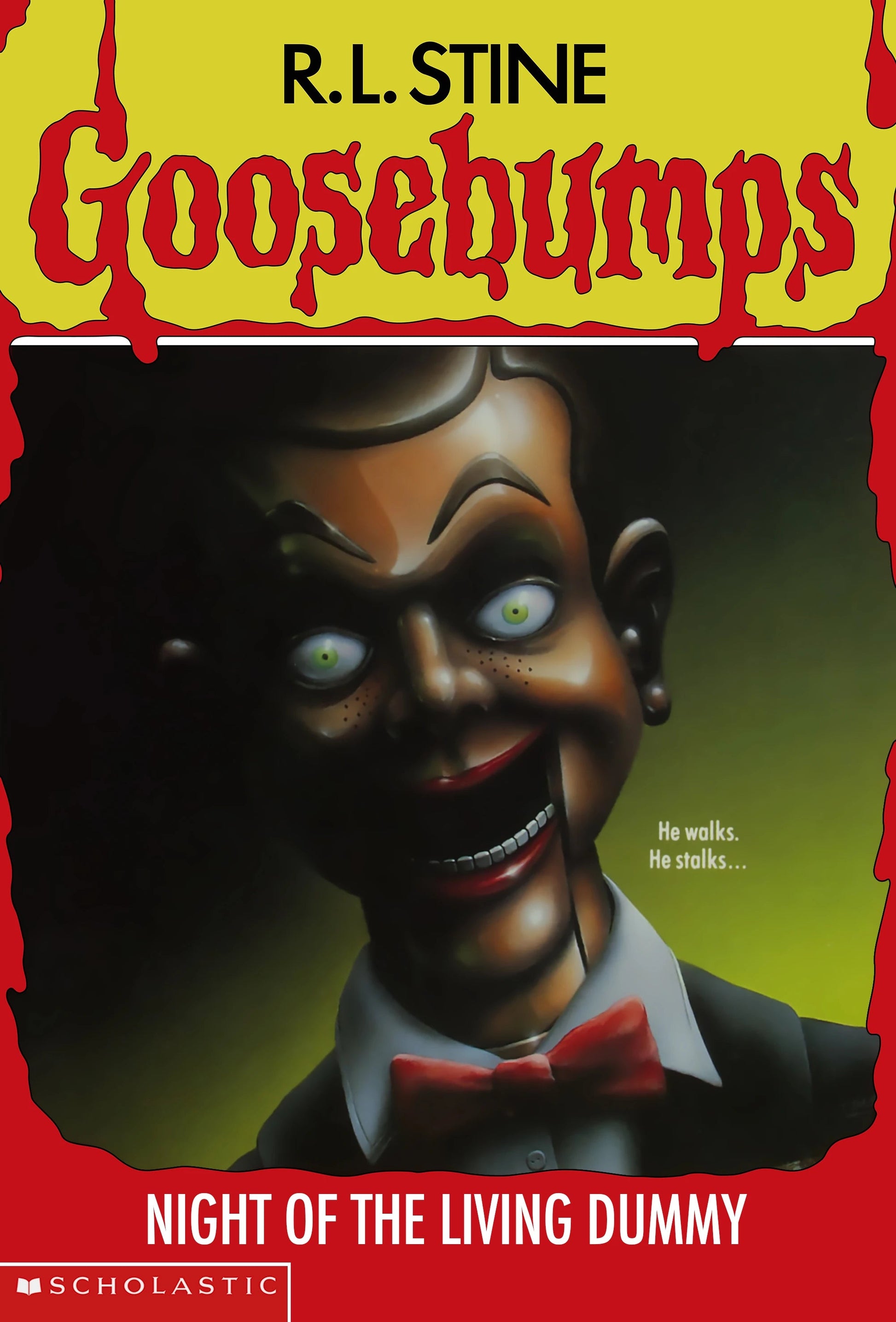 Night of the Living Dummy (Goosebumps #7) by R. L. Stine - Early Printing - Asylum Books