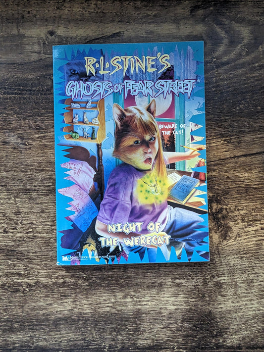 Night of the Werecat (Ghosts of Fear Street #12) R.L. Stine - Asylum Books