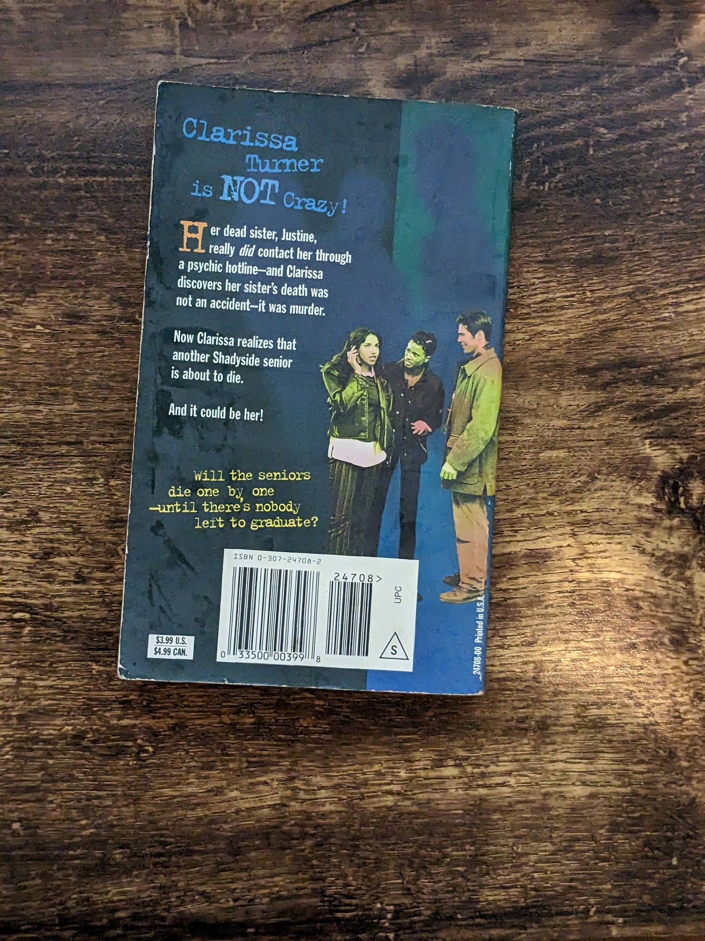 NO ANSWER - Fear Street Seniors #4 by R L Stine Author of Goosebumps - Rare Vintage Paperback Bestseller First Print Teen Thriller Halloween - Asylum Books