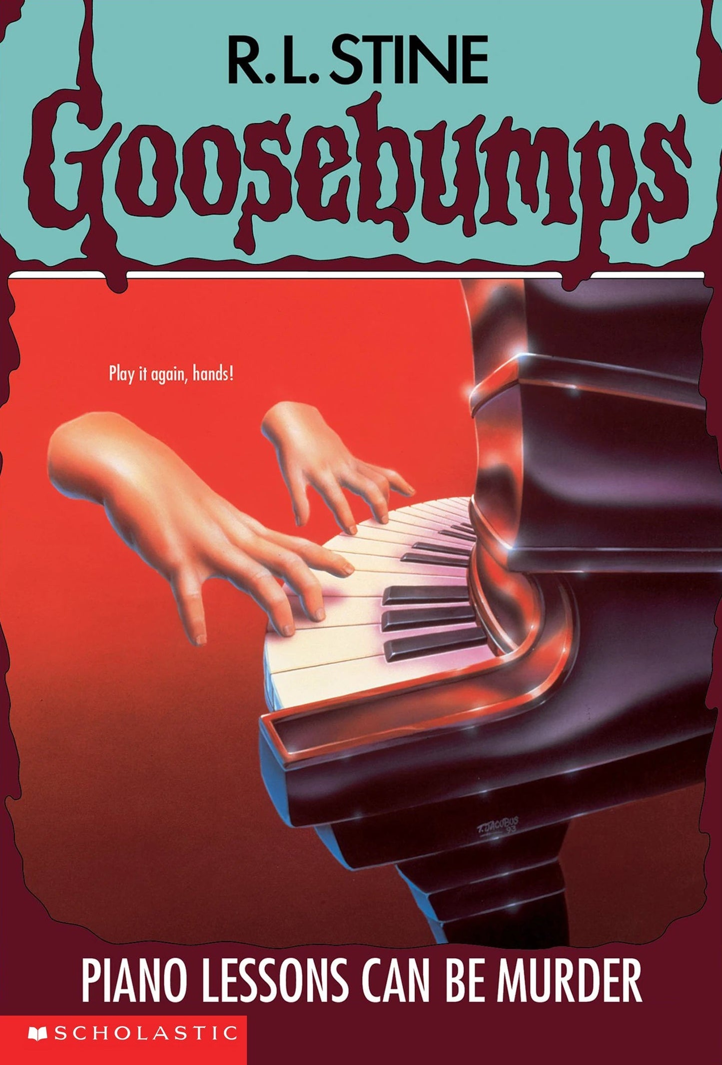 Piano Lessons Can Be Murder (Goosebumps #13) R.L. Stine Vintage Paperback - Asylum Books