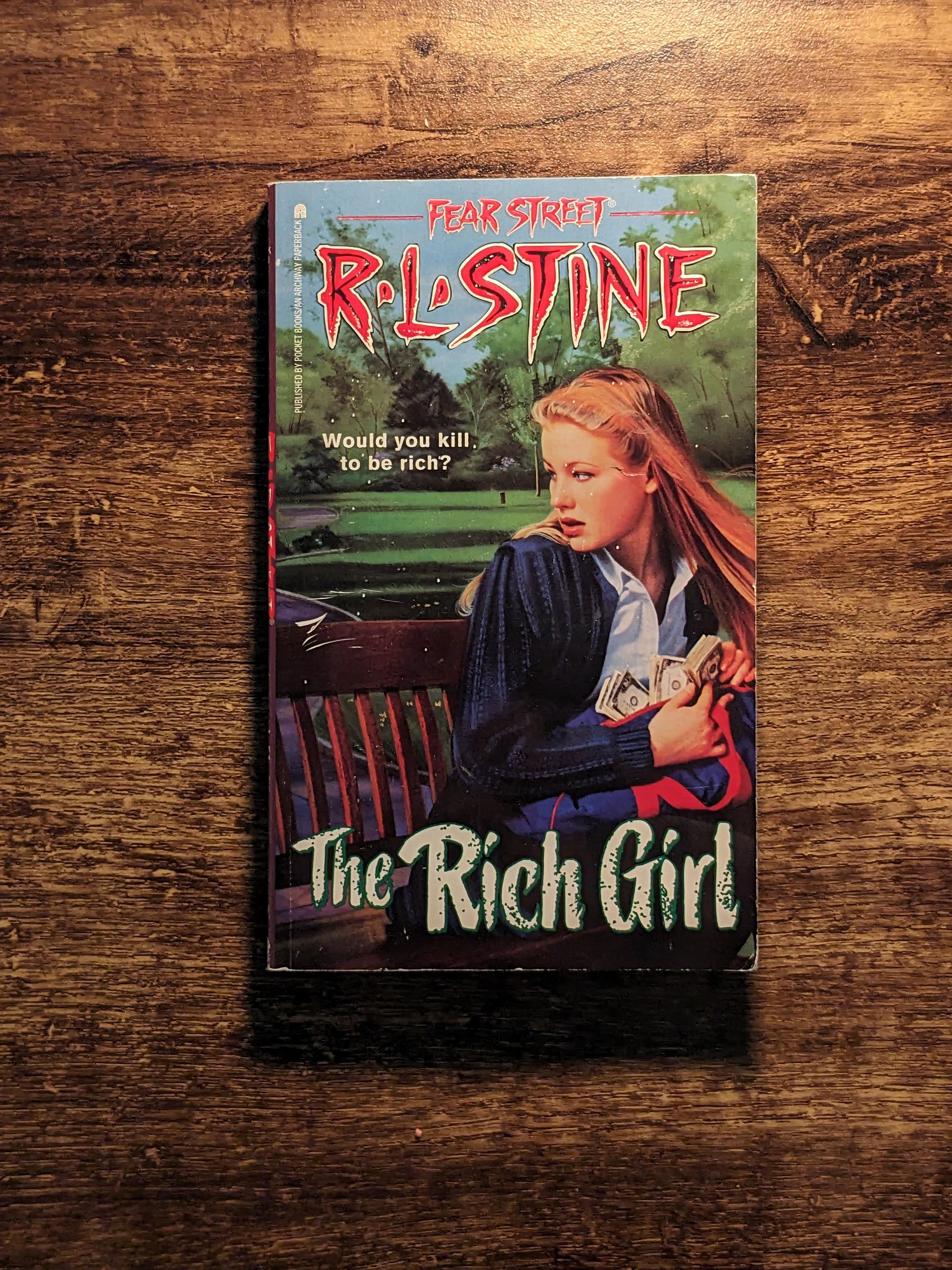 RICH GIRL, The (Fear Street #44) R.L. Stine Vintage Paperback - Asylum Books