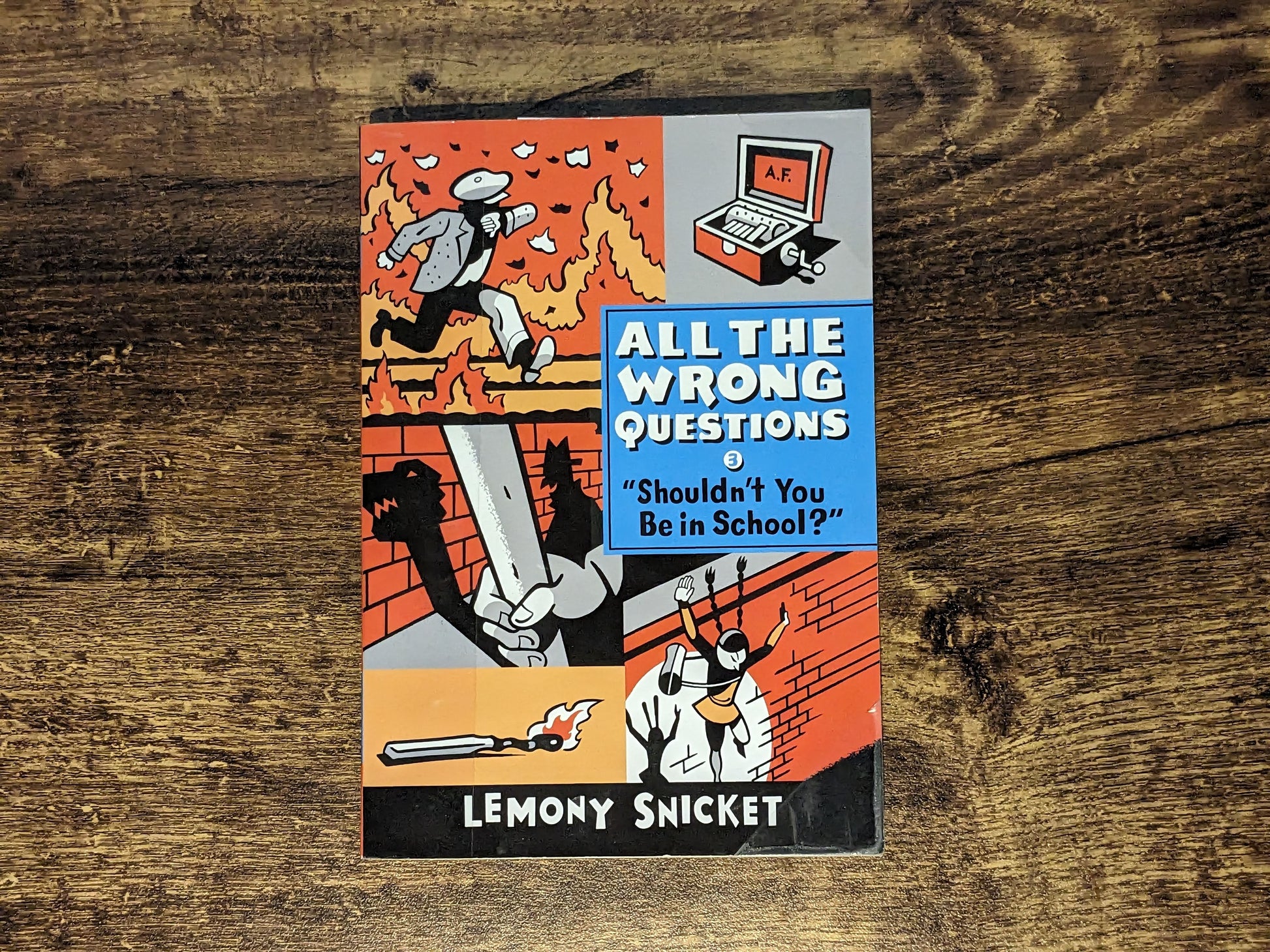 Shouldn't You Be in School? (All the Wrong Questions #3) Lemony Snicket - Asylum Books
