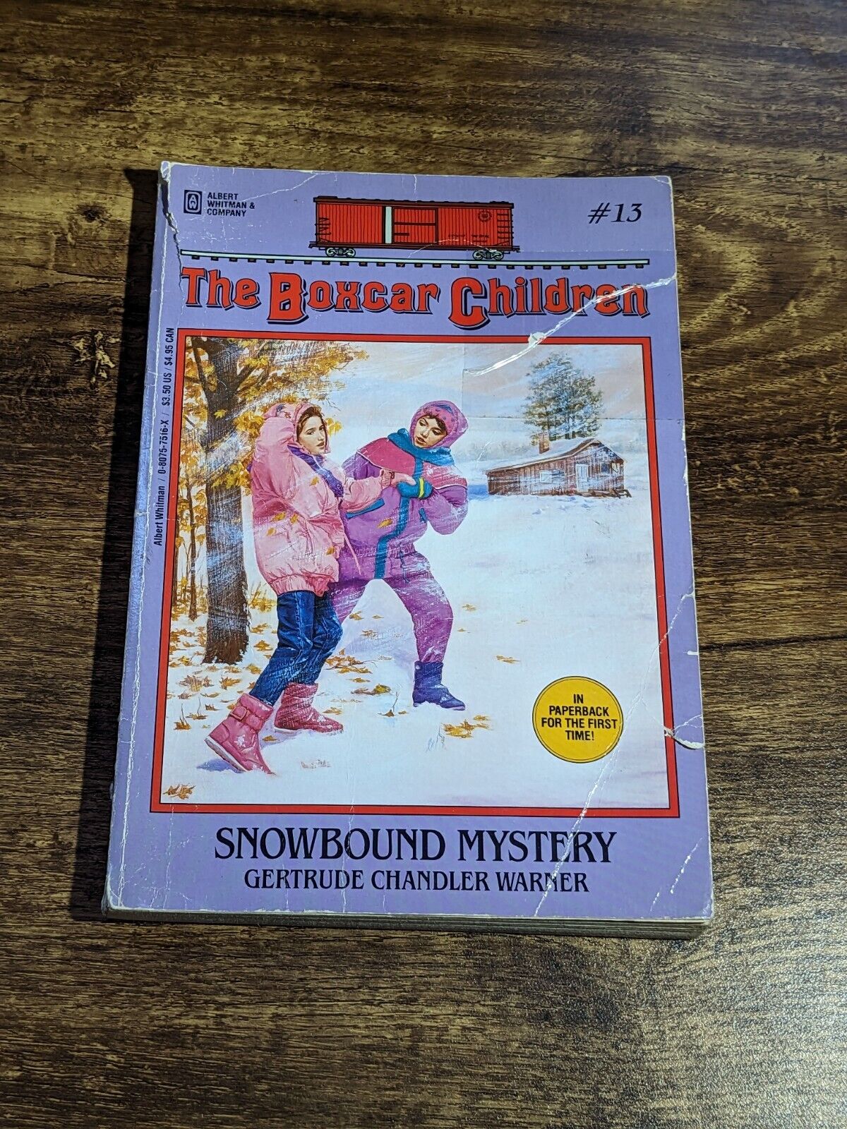 Snowbound Mystery (The Boxcar Children Book #13) Vintage Paperback by Chandler Warner 1990 - Asylum Books