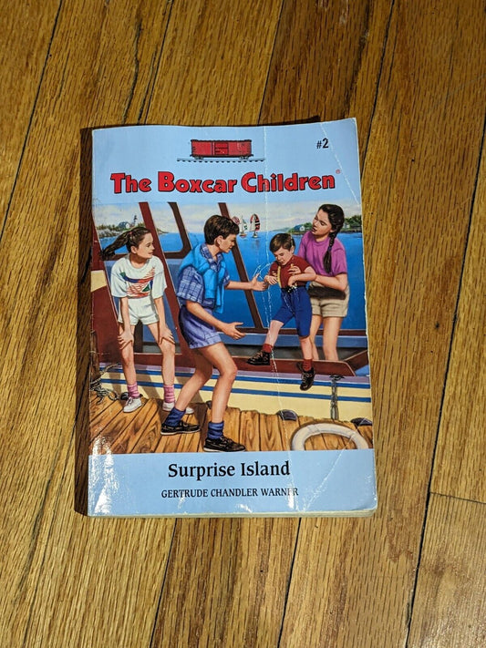 Surprise Island (The Boxcar Children Series #2) - Gertrude Chandler Warner Vintage Paperback - Asylum Books