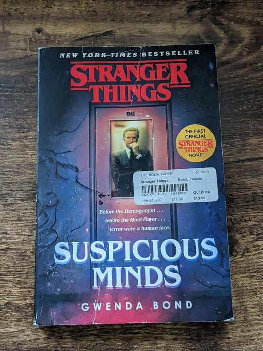 Suspicious Minds (The First Official Stranger Things Novel) by Gwenda Bond - Paperback - Asylum Books