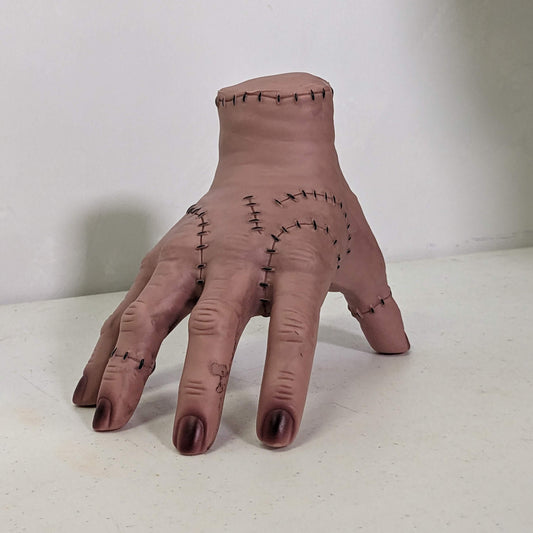 THING PROSTHETIC HAND - Creepy Gothic Addams Family Prop Gore Fx, Costume Accessory, Sits Easily on Shoulder, Halloween Party, Horror Movie - Asylum Books