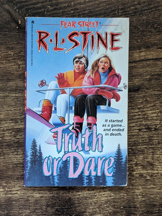 TRUTH OR DARE - (Fear Street #28) 1995 Vintage Paperback by RL Stine - Asylum Books