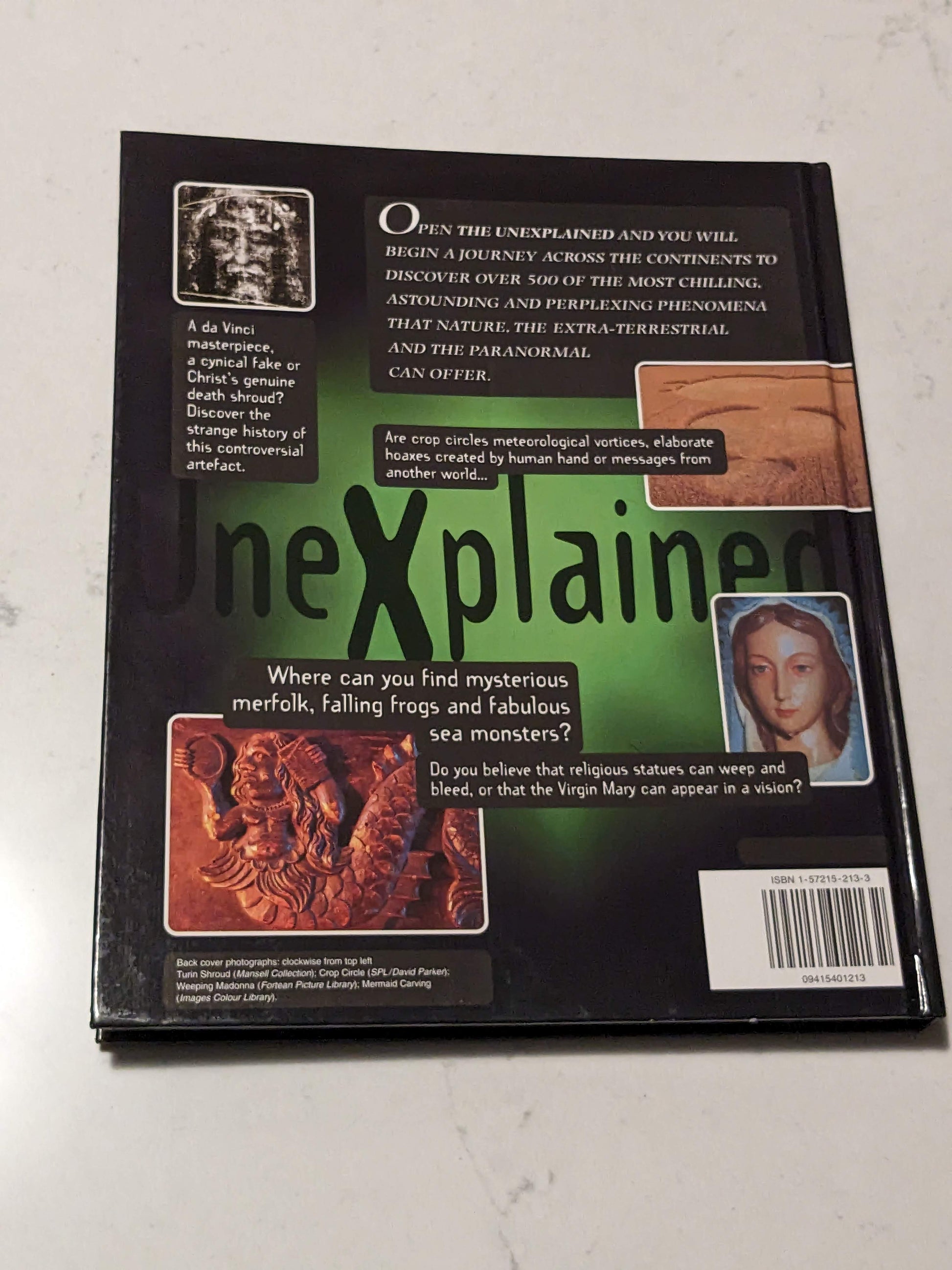 Unexplained, The: An Illustrated Guide To The Worlds Natural and Paranormal Mysteries (Hardcover) - Asylum Books